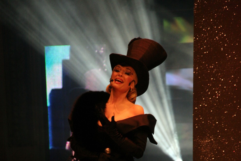 Diva Helena Blagne je s svojim nastopom navdušila goste.