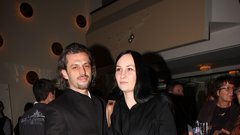 Oblikovalec Edo Nasufović in modna oblikovalka Nataša Peršuh
