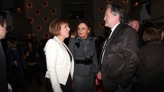 Vika Potočnik si je vzela čas in poklepetala z vsakim od gostov.