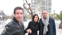 Med obiskom Barcelone je Sanja spoznala veliko ljudi iz sveta glasbene industrije.