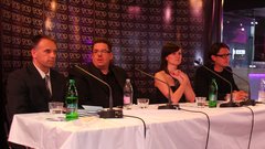 Domen Vivod, Jones Petek, Maša Arko in Bošjan Kljun.
