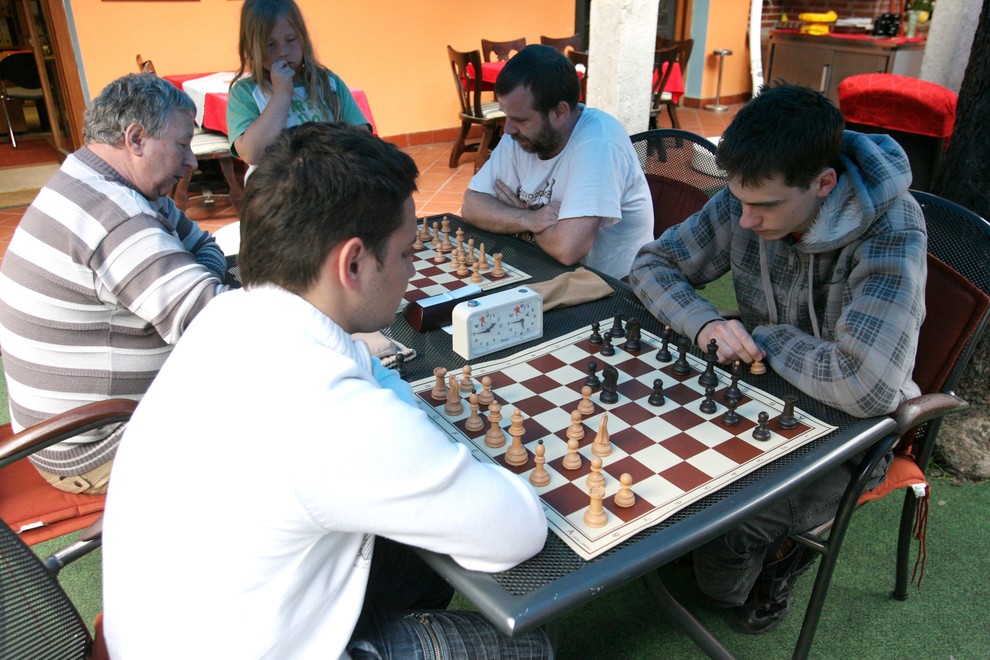 V Kranju se je igral tudi šah.