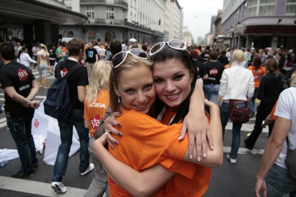 Dve misici na eni maturatnski paradi je poebnost, ki jo je imela letos samo Ljubljana.