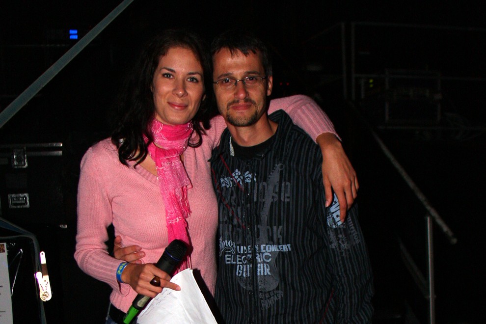 Ivjana Banić in Jean Ferbežar sta bila usklajen voditeljski par.