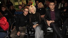 Vodja projekta Aljoša Krošlin Grlj in predstavnika blagovne znamke Remington, Liliana Malič in Dušan Čošo.