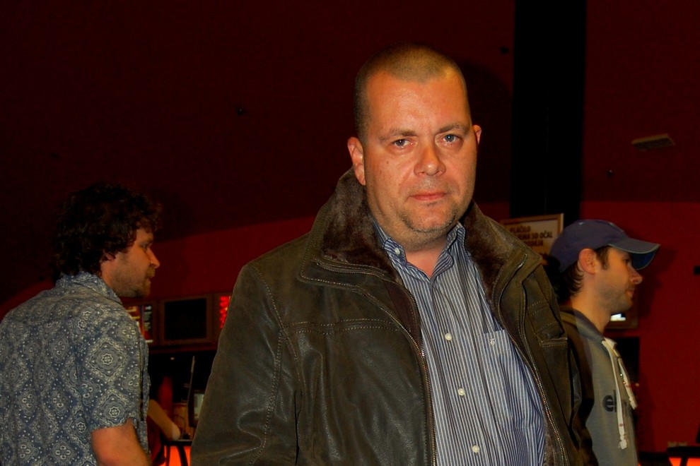 Playboyev art direktor Gojko Zrimšek se je z zanimanjem udeležil premiere filma.