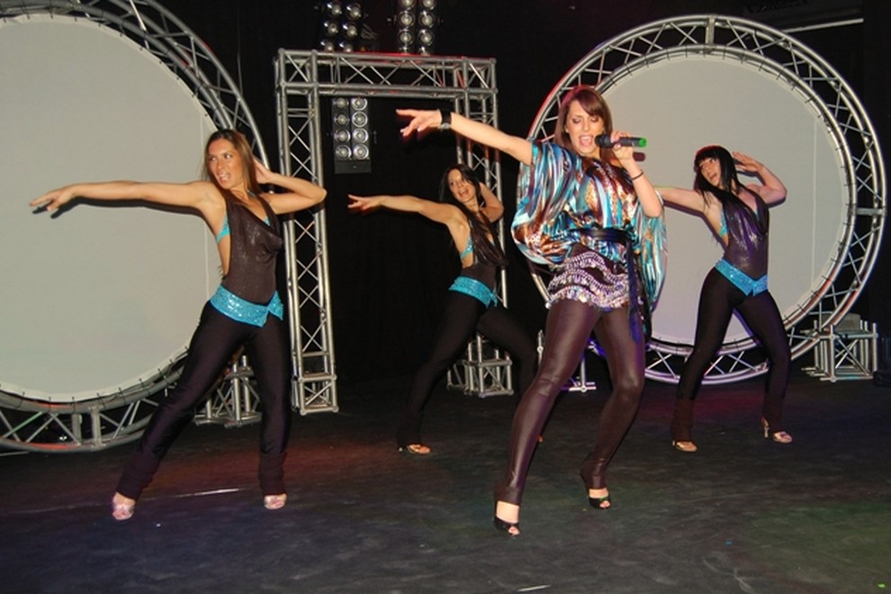 Kristina je s skupino NC Dance pripravila odličen vmesni program na odru dvorane Tam Tam.