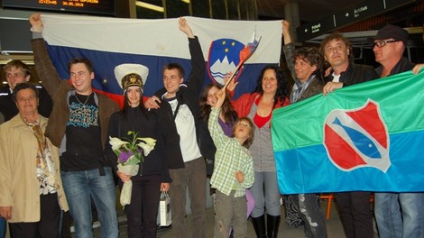 Slovenska delegacija prispela iz Osla