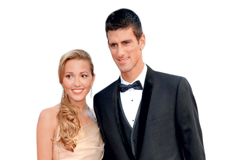 Novak Đoković in Jelena Ristić (foto: Profimedia.si)