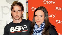 Filmsko premiero si je s svojo punco Renato prišel ogledat tudi Matic Fink, nogometaš Olimpije. 