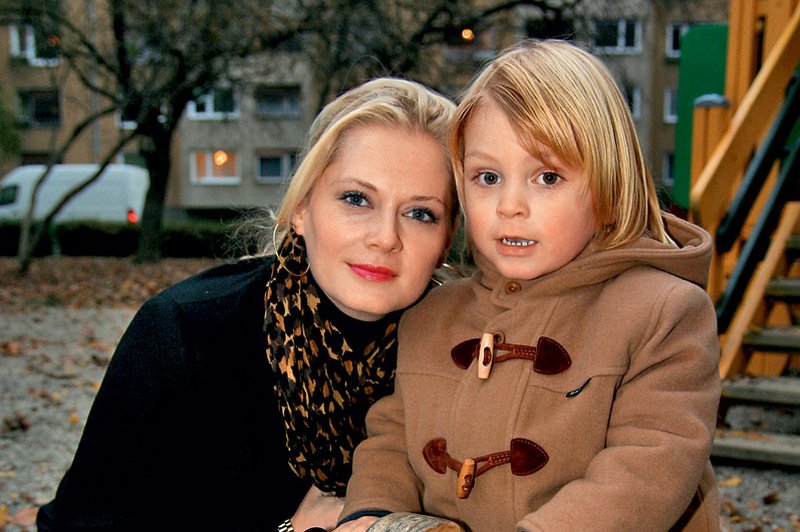 Maša Merc s sinkom Stašem (foto: MiMa)