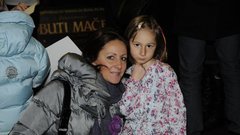 Alenka Bikar s hčerko