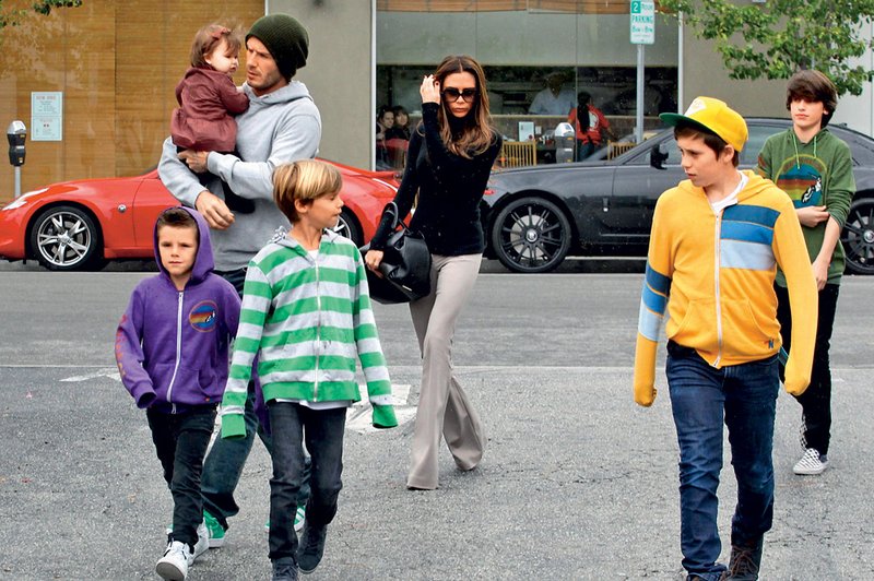 družina Beckham (foto: Profimedia.si)
