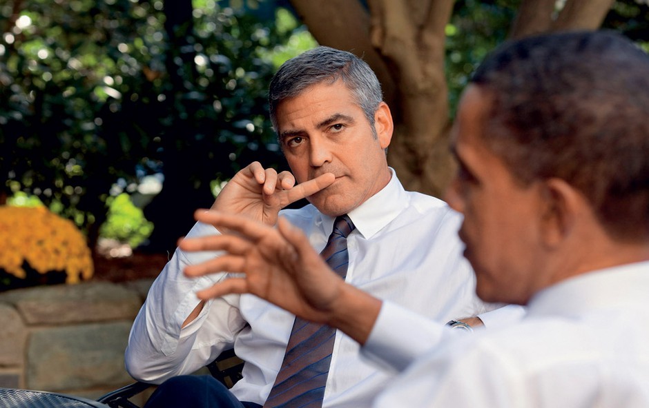 George Clooney je znan po politični angažiranosti, z Barackom Obamo pogosto skupaj opozarjata na svetovne težave. (foto: Profimedia.si)