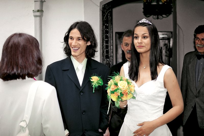 Renata in Primož Peterka poroka (foto: Primož Predalič)