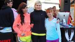 Nike ambasadorke Ula Šemole, Manca Špik in Tina Vunjak.