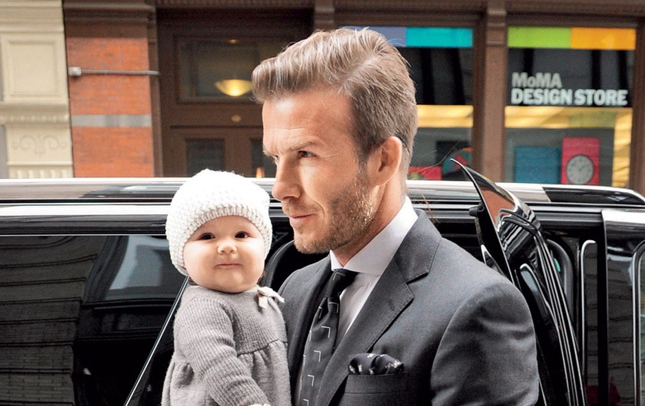 Harper Seven in David Beckham (foto: Profimedia.si)