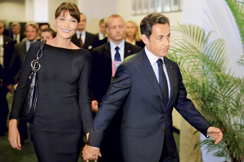 Carla Bruni in Nicolas Sarkozy (foto: Profimedia.si)