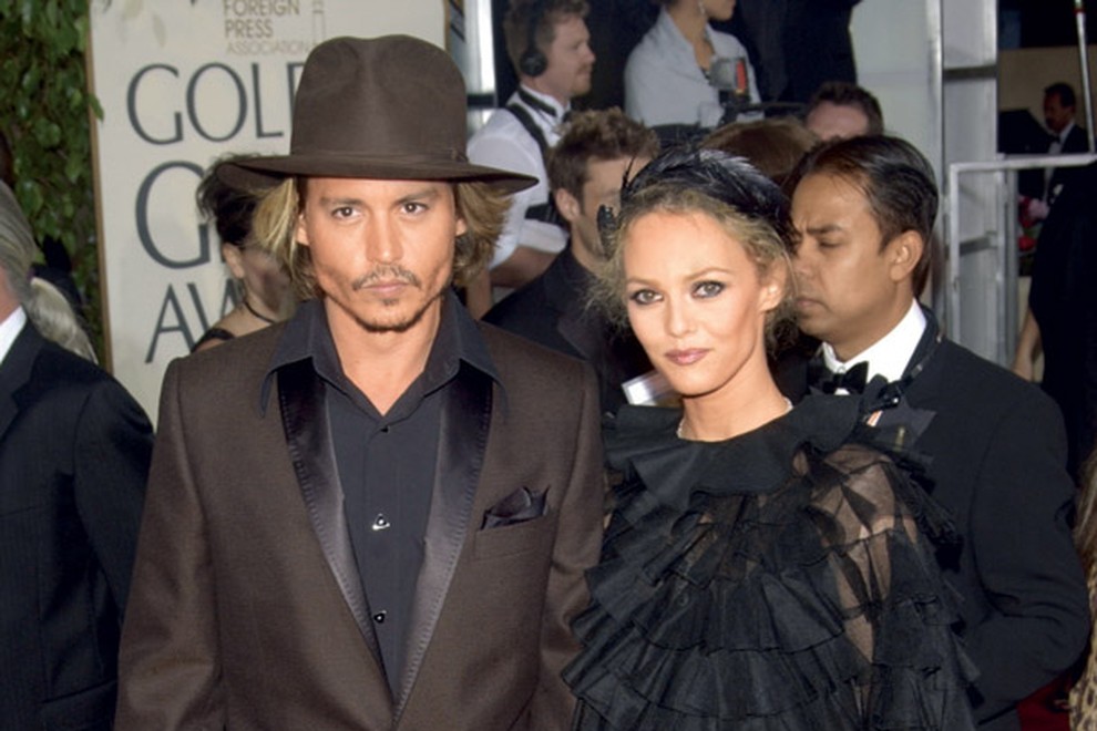 Johnny Depp in Vanessa Paradis