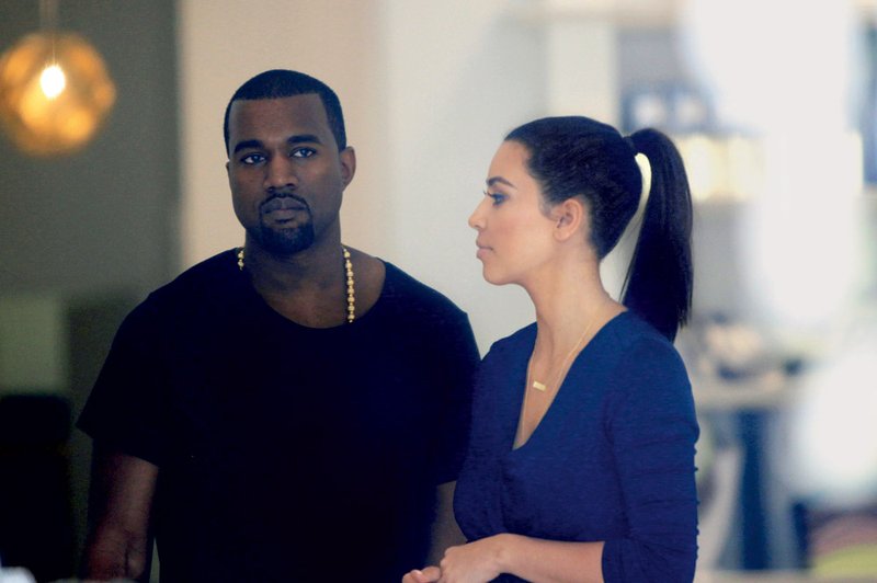 Kanye West in Kim Kardashian (foto: Shutterstock)