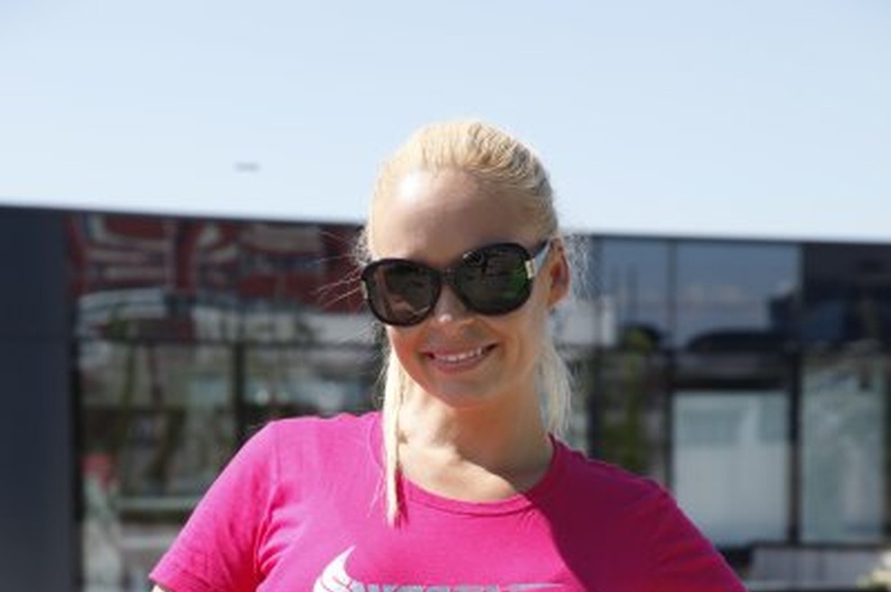 Špela Grošelj: Obremenjuje se s kilogrami (foto: Helena Kermelj)