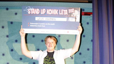 Stand up komika leta 2012 je Uroš Kuzman