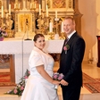 Erika Mubi in Damijan Smolak: Poročna pravljica v cerkvi