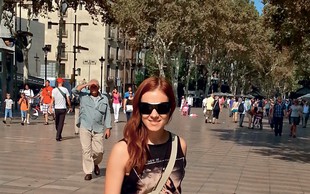 Nina Pušlar: Uživala v Barceloni