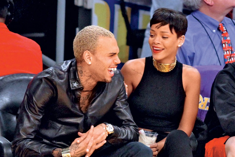 Rihanna in Chris Brown