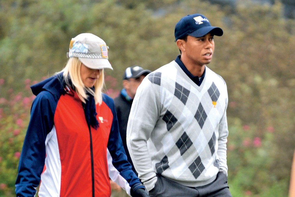 Tiger Woods in Elin Nordegren