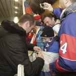 Fotografije: Sprejem hokejske reprezentance na ljubljanskem letališču! (foto: Goran Antley)