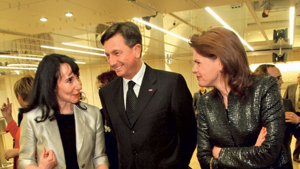 Uspešno sodelovanje: 'prva dama' ZPSM Anita Ogulin, predsednica vlade Alenka Bratušek in predsednica ZMPS Darja Groznik.  (foto: Sašo Radej)