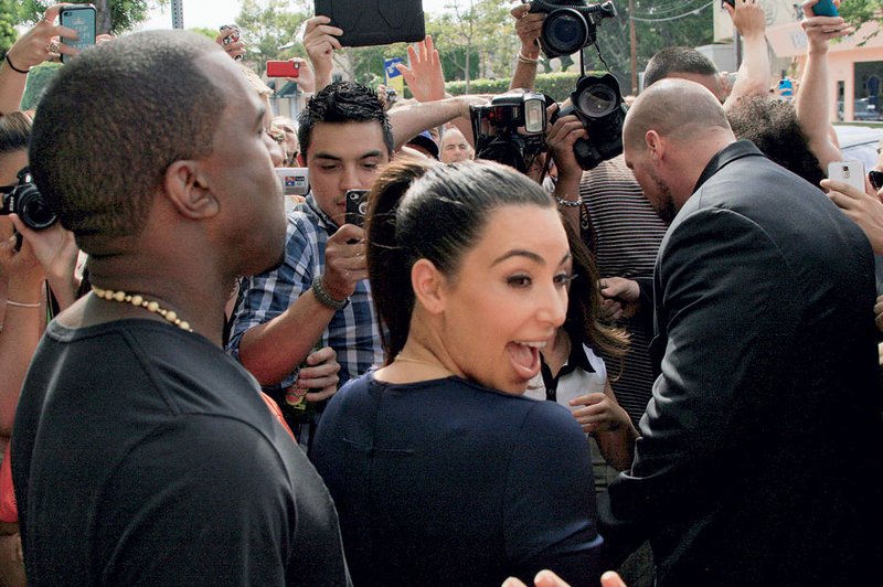 Kim Kardashian in Kanye West (foto: Shutterstock)