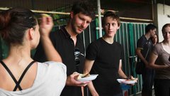 Andrej Jerman, Peter Prevc in Ana Kobal