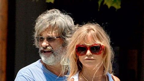 Goldie Hawn in Kurt Russel pobegnila v Evropo