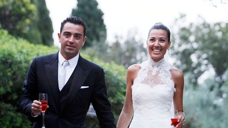 Poročil se je nogometaš Xavi Hernandez