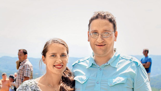 Vesna in Matej Franc Krajnc (foto: Helena Kermelj)