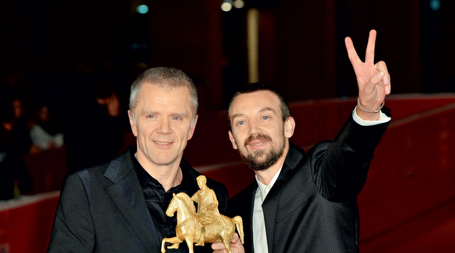 Branko in režiser sta bila nagrade zelo vesela. (foto: Profimedia)