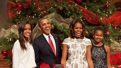 Obama z družino