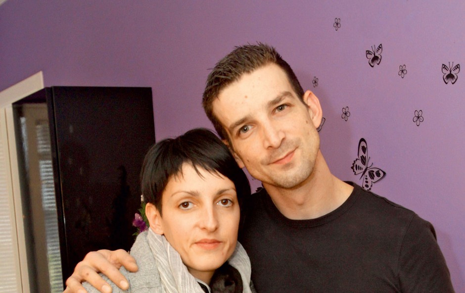 Tomaž in Anita (foto: Goran Antley)