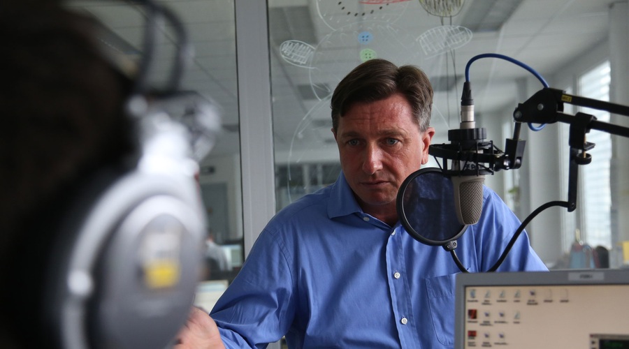 Kaj vse je Borut Pahor zaupal Boštjanu Romihu? (foto: Radio 1)
