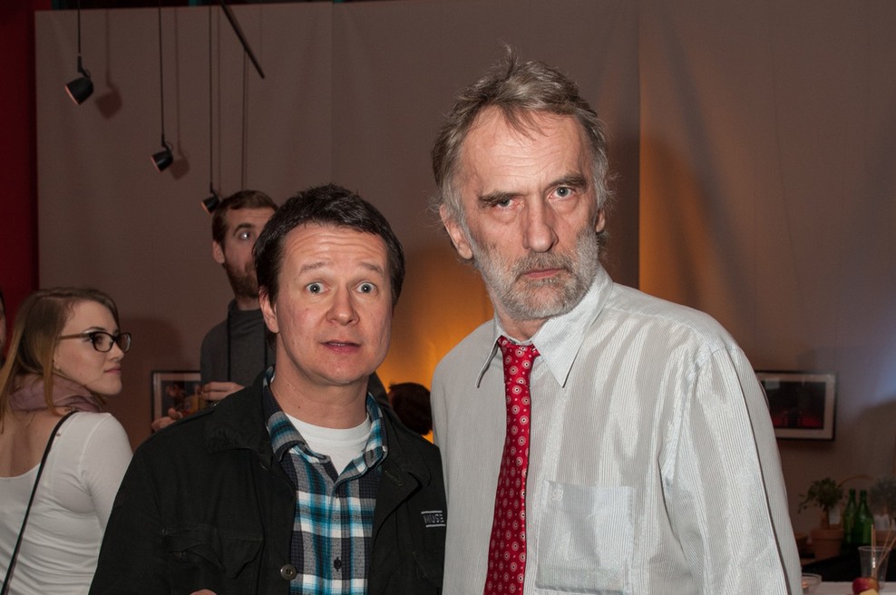 Jonas Žnidaršič in Andrej Težak (foto: Simon Mur)
