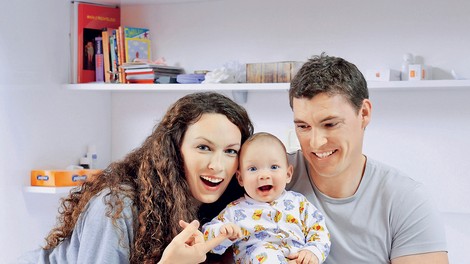 Vasilij in Maja Žbogar načrtujeta povečanje družine