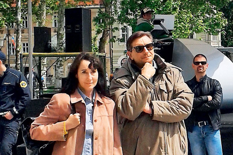Borut Pahor in Tanja Pečar (foto: revija Nova)