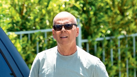 Bruce Willis je najraje doma