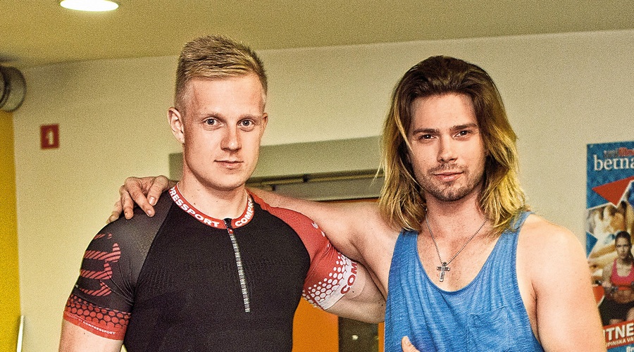 Pri vadbi ga usmerja trener Matjaž Črešnar. (foto: osebni arhiv)