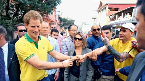 Princ Harry je obiskal Brazilijo