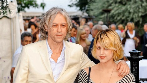 Bob Geldof: Ko pomisli na Peaches, bruhne v jok
