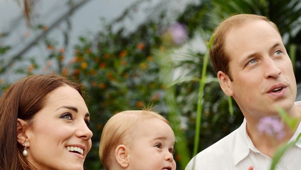 Princ George, Kate in William (foto: Profimedia)