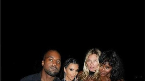 Kje skupaj žurajo Kim, Kanye, Kate in Naomi?